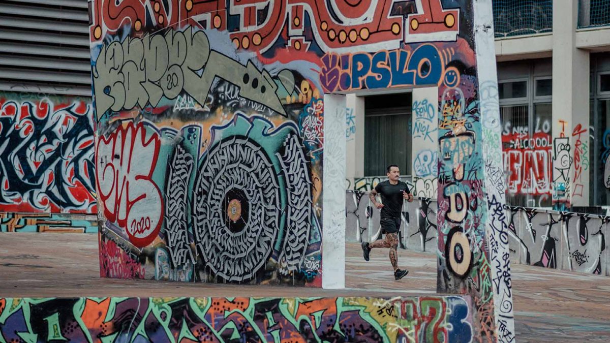Arte urbano para entrenar cuerpo y mente en Barcelona