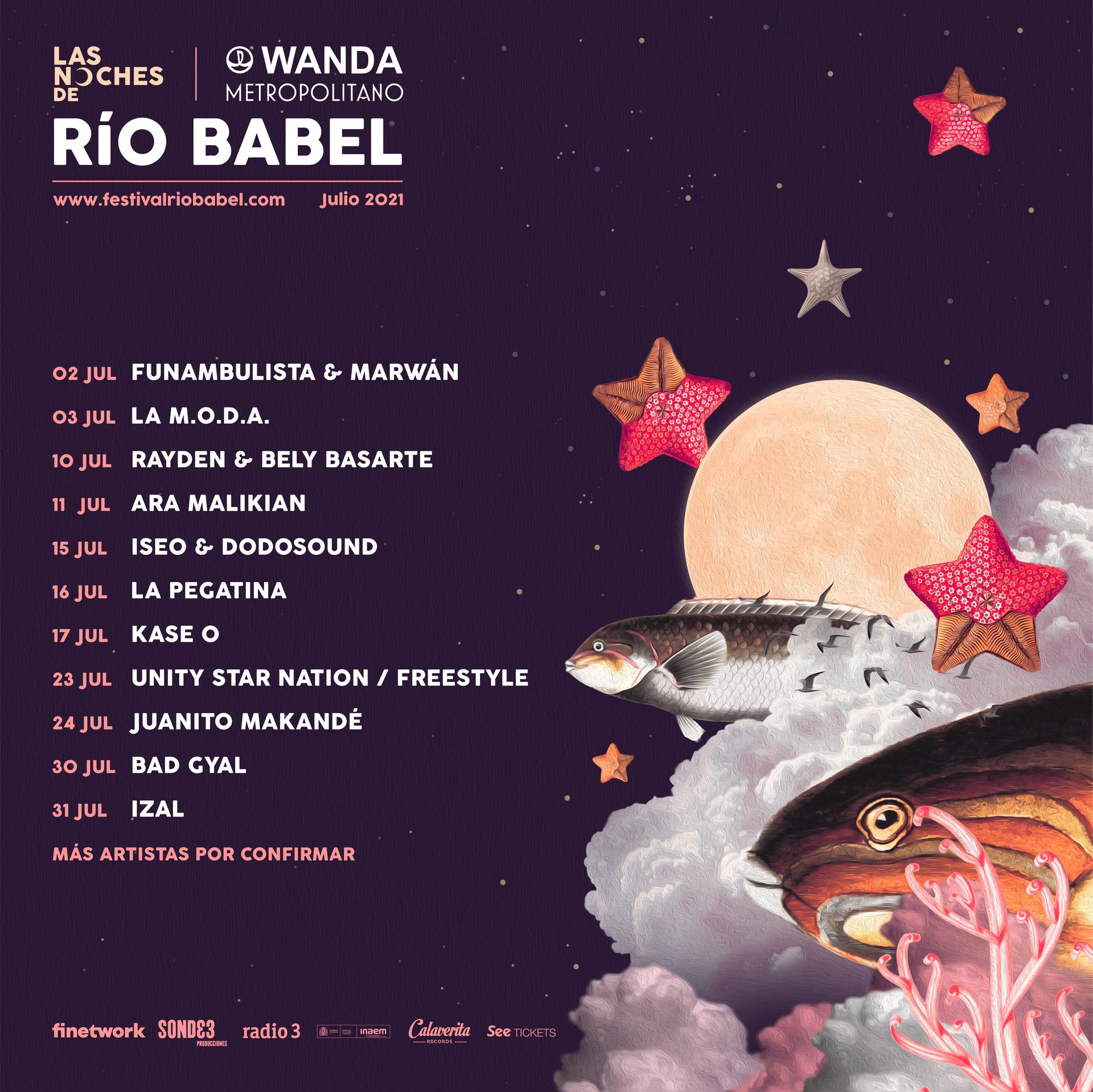 Las Noches de Río Babel se celebrarán este año en el Wanda Metropolitano