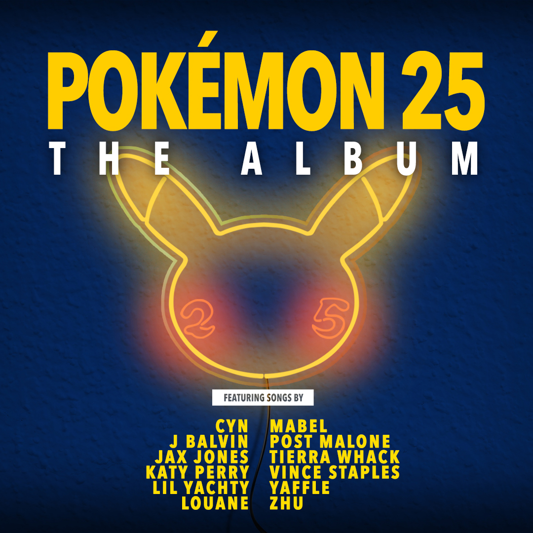 "Pokémon 25: The Album" incluye tracks de Vince Staples, Post Malone y Lil Yachty