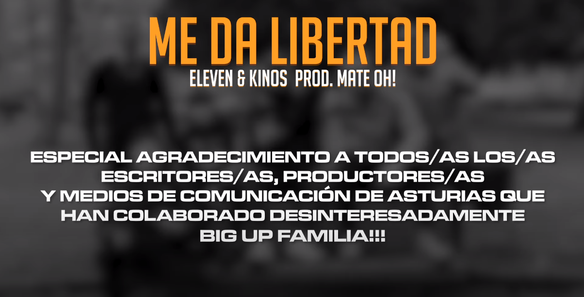ELEVEN X y KINOS .R.A.P presentan 'Me da libertad'